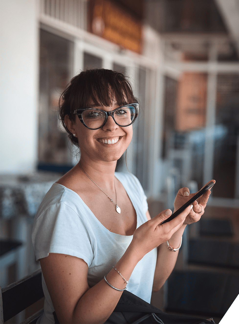 photo of woman smiling